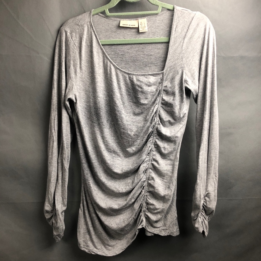 DKNY asymmetrical soft shirt